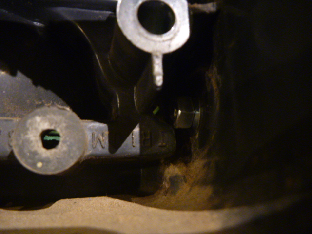 ピアジオ　チャオ　サイド　側面　リフレクター　取り付け　内側ナット固定