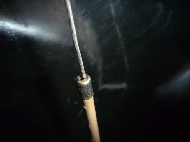 ベスパ　ワイヤー給油　注油