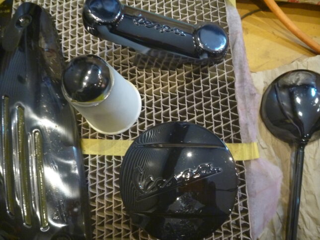 キャンディーブラック　塗装