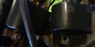 カワサキKS2とKSR２のイグニッションコイル比較